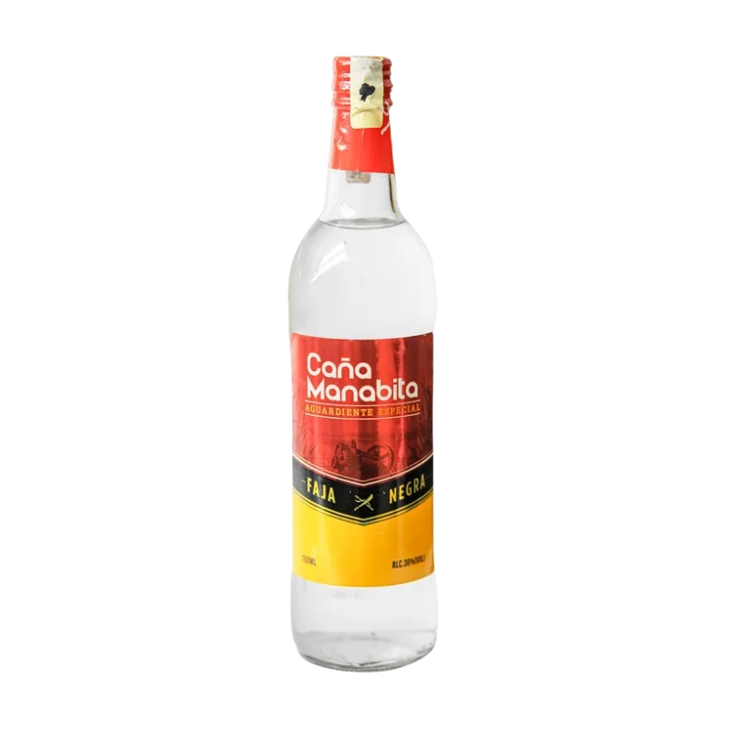 AGUARDIENTE CANA MANABITA FAJA NEGRA