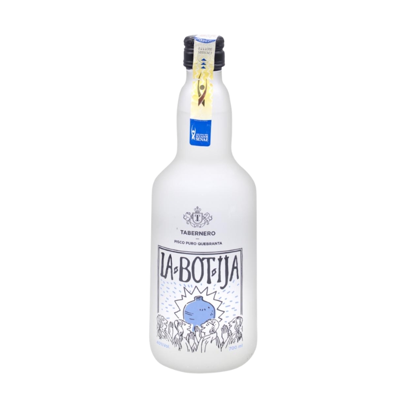 PISCO TABERNERO LA BOTIJA PURO QUEBRANTA